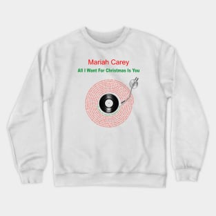 CHRISTMAS SONG LYRICS ILLUSTRATIONS Crewneck Sweatshirt